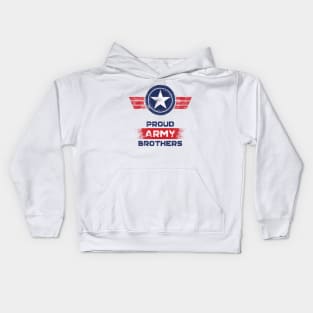 Proud Army Brother Kids Hoodie